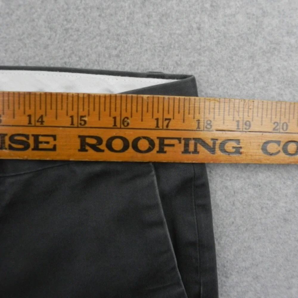 Banana Republic Chino Pants Mens 35x32 Fulton Skinny Fit Gray Stretch Trousers